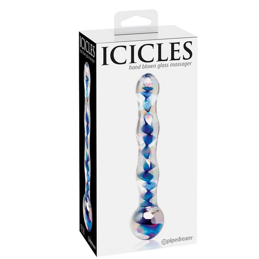 POTENTE - ICICLES - MASSAGEADOR DE VIDRO N. 8