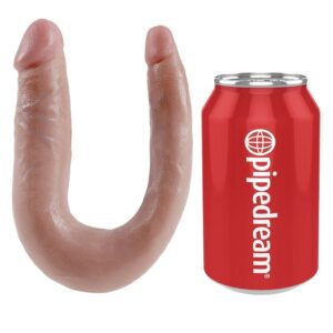 POTENTE - KING COCK - DILDO DE DUPLA PENETRAO 12.7 CM NATURAL