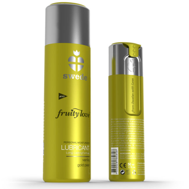 POTENTE - SWEDE - FRUITY LOVE LUBRIFICANTE BAUNILHA OURO PÊRA 100 ML