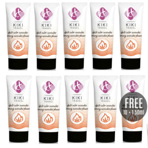 POTENTE - KIKÍ TRAVEL - CANNABIS WARMING EFFECT 50 ML 10 + 1 GRÁTIS