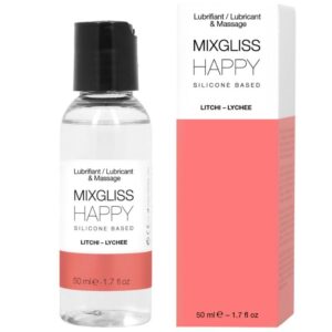 POTENTE - MIXGLISS - LUBRIFICANTE DE SILICONE HAPPY LITCHI 50 ML