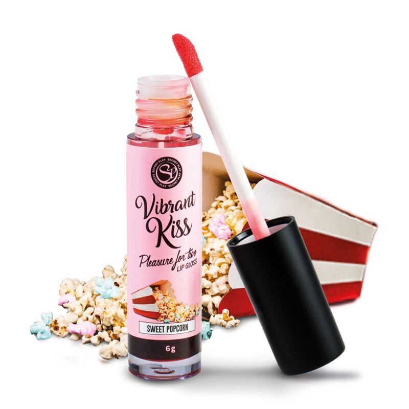 POTENTE - SECRETPLAY - LIP GLOSS VIBRANT KISS DOCE PIPOCA