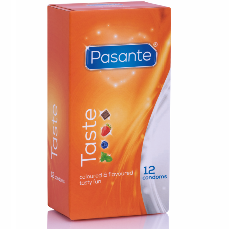 POTENTE - PASANTE - DE PRESERVATIVOS SABORES 12 UNIDADES