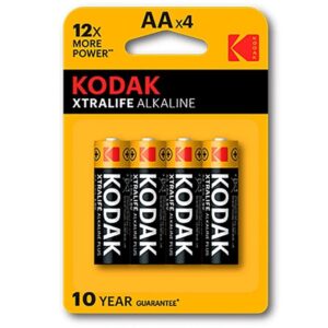 POTENTE - KODAK - BATERIA ALCALINA XTRALIFE AA LR6 * 4