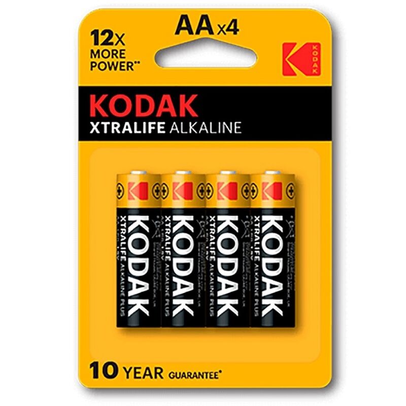POTENTE - KODAK - BATERIA ALCALINA XTRALIFE AA LR6 * 4