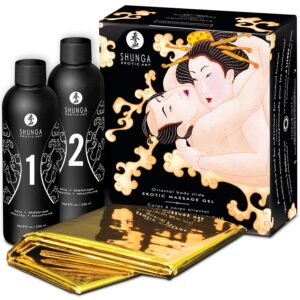 POTENTE - SHUNGA - GEL DE MASSAGEM ERÓTICO CORPO A CORPO MELÃO ORIENTAL MANGA