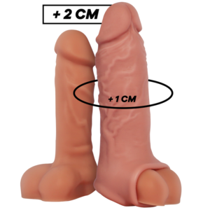 POTENTE - VIRILXL - EXTENSÃO DE PÊNIS NATURAL DE SILICONE LÍQUIDO V9