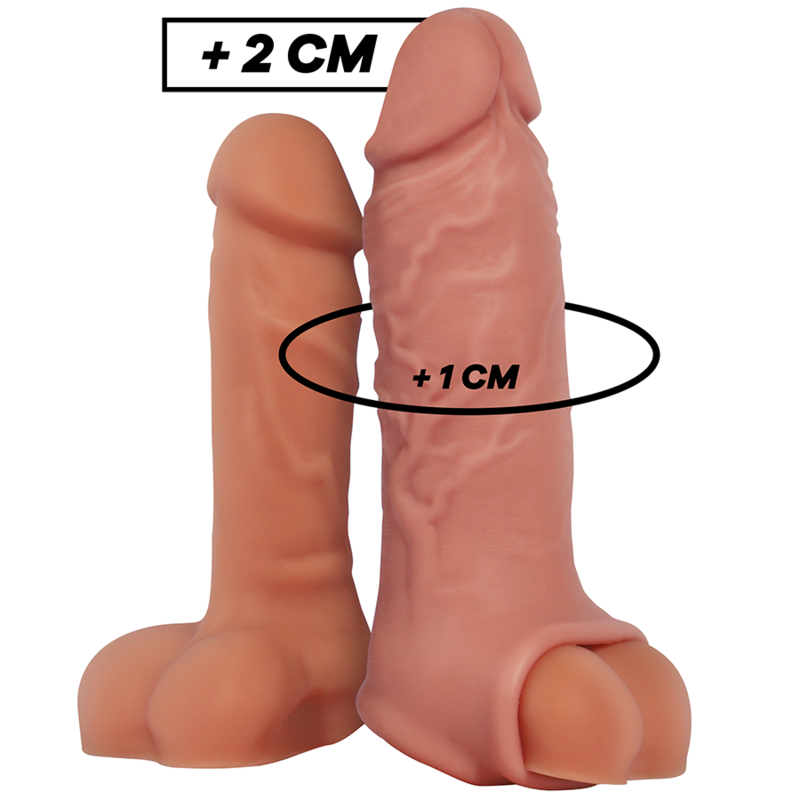 POTENTE - VIRILXL - EXTENSÃO DE PÊNIS NATURAL DE SILICONE LÍQUIDO V9