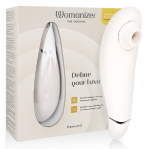 POTENTE - WOMANIZER - PREMIUM 2 ESTIMULADOR CLITORIAL WARM GREY