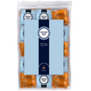 POTENTE - MISTER SIZE - PRESERVATIVO TAMANHO L 57 MM (100 UNIDADES)