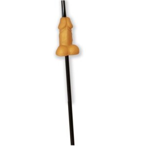 POTENTE - DIABLO PICANTE - CANUDO DOURADO EM FORMATO DE PÊNIS
