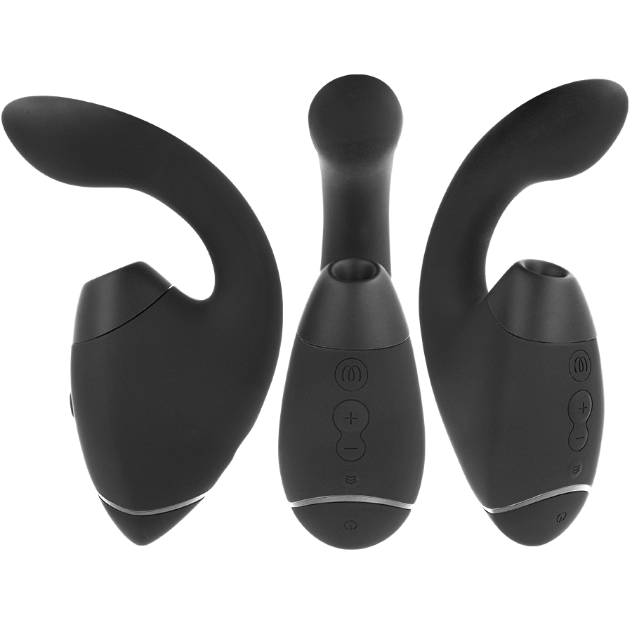 WOMANIZER - DUO NEXT ESTIMULADOR DUPLO DE CLITOR E PONTO G PRETO - Image 2