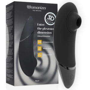 POTENTE - WOMANIZER - PRÓXIMO ESTIMULADOR CLITORIAL PRETO