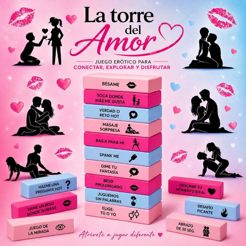 POTENTE - DIABLO PICANTE - JOGO DA TORRE DO AMOR - VERSÃO EM ESPANHOL