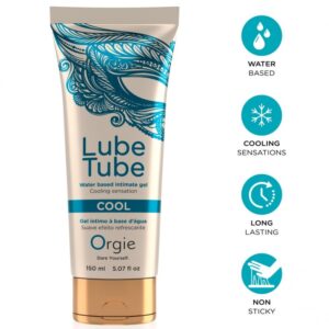 POTENTE - ORGIE - LUBRIFICANTE TUBO COOL GEL ÍNTIMO REFRESCANTE À BASE DE ÁGUA 150 ML