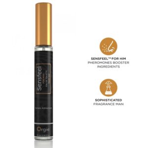 POTENTE - ORGIE - SENSFEEL FOR MAN EAU DE TOILETTE COM FERÔMONO - TAMANHO VIAGEM 10 ML