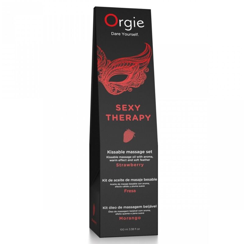ORGIE - MASSAGEM LÁBIOS MORANGO BEIJÁVEL CONJUNTO DE MASSAGEM BEIJÁVEL 100 ML - Image 3