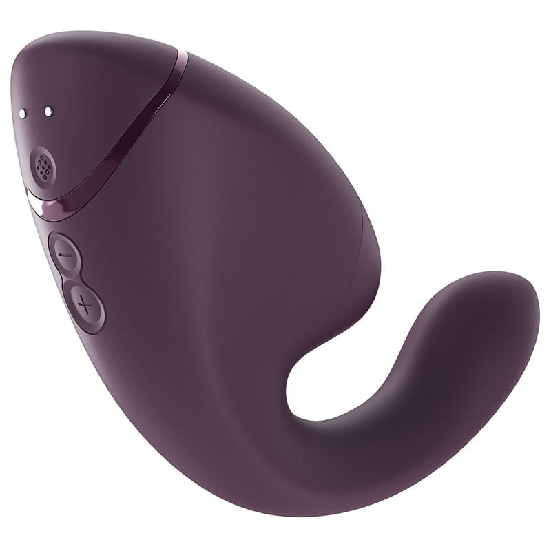 WOMANIZER - DUO NEXT Estimulador Duplo de Clitóris e Ponto G Roxo Escuro - Image 2