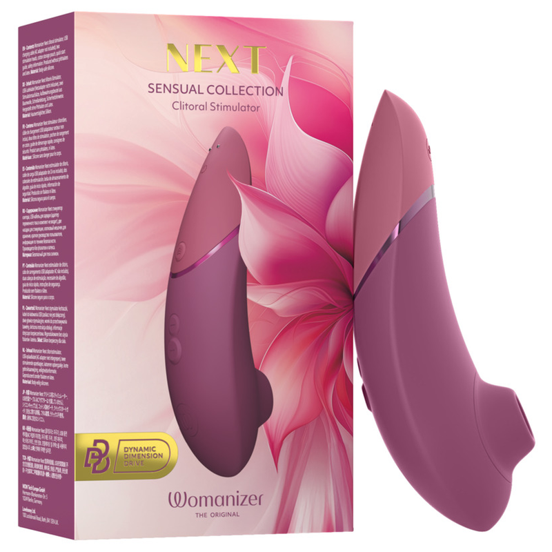 POTENTE - WOMANIZER - NEXT SUCTION CLITORIAL STIMULATOR 14 NÍVEIS DE INTENSIDADE ROSA ESCURO
