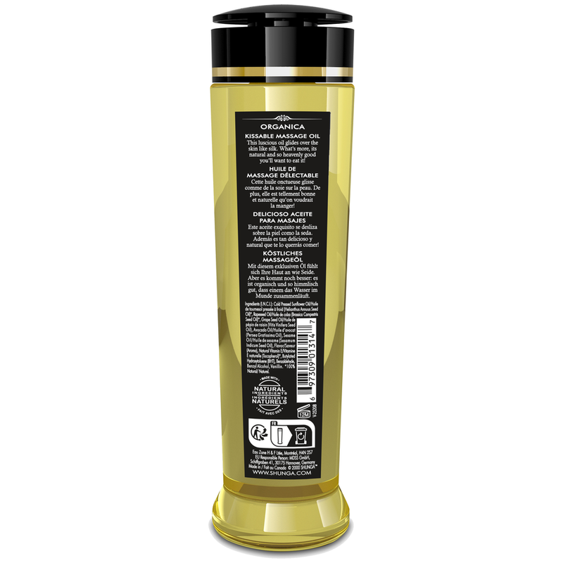 SHUNGA - ORGANICA ÓLEO DE MASSAGEM COMESTÍVEL FLOR DE AMÊNDOA 240 ML - Image 3