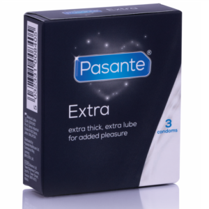 POTENTE - PASANTE - PRESERVATIVO EXTRA EXTRA GROSSO DE 3 UNIDADES